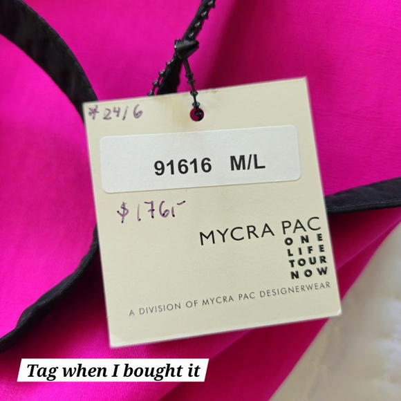 MYCRA PAC HOT PINK FUSCIA CROSS BODY BAG - Picture 3 of 8